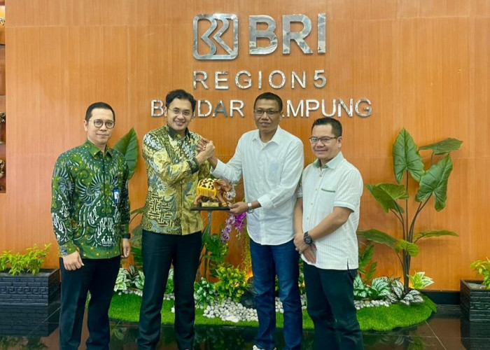 PWI Lampung Audensi ke BRI Region 5 Terima Audensi Perkuat Sinergitas