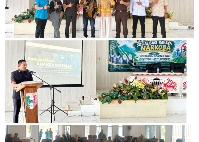 KNPI Tanggamus dan HMI Edukasi Pelajar tentang Bahaya Narkoba