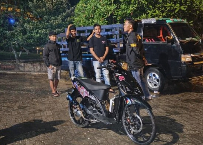 Polisi Amankan Motor dan Mobil Pick Up Diduga Untuk Balap Liar