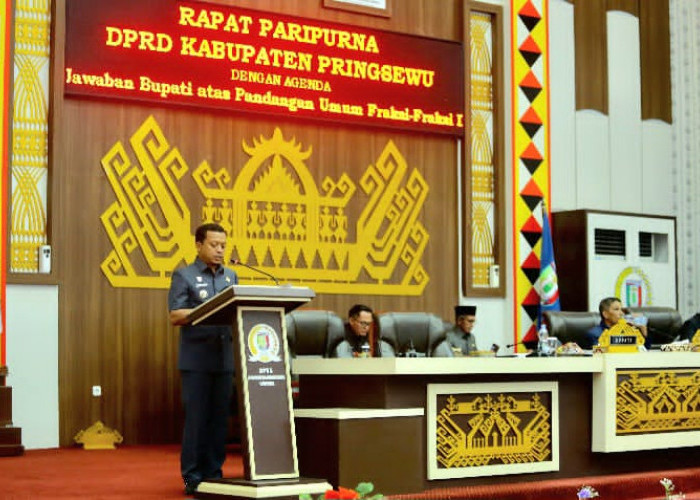 Jawab Fraksi DPRD, Bupati Pringsewu Tegaskan Komitmen Perkuat PAD dan Tata Kelola Keuangan