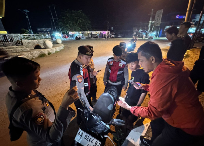 Jamin Keamanan, Polres Pringsewu Patroli Hingga Dini Hari