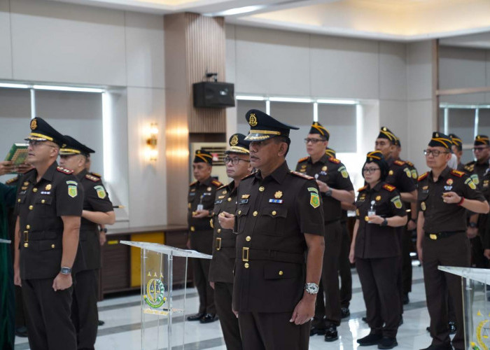 Kajati Lampung Lantik Tiga Kajari Baru Tekankan Profesionalisme dan Integritas