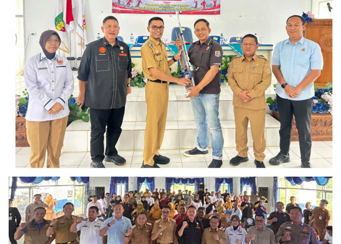 KONI Tanggamus Konsolidasi Jelang Porprov X, Wabup Serahkan Air Rifle untuk Perbakin
