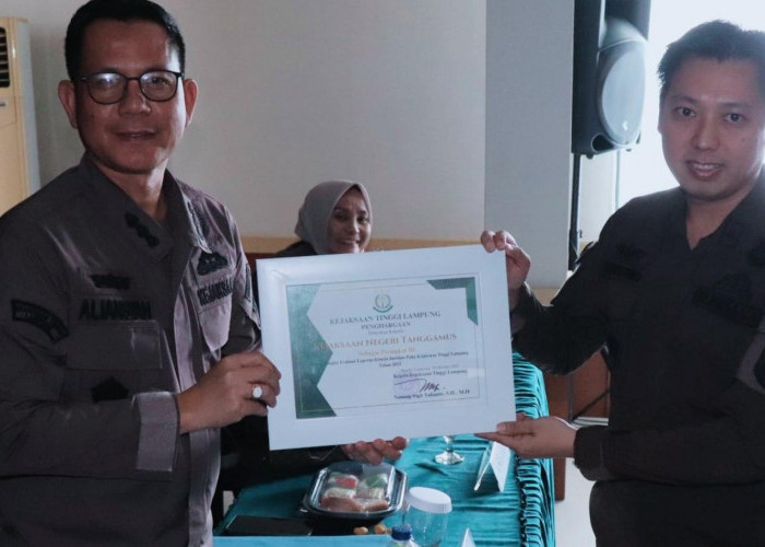 Bidang Intelijen Kejari Tanggamus Raih Peringkat III Capaian Kinerja se Kejati Lampung