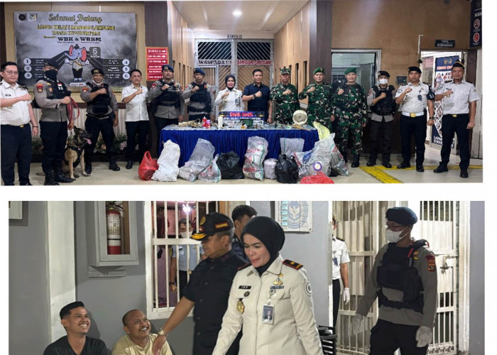Razia Gabungan di Lapas Bandar Lampung, Narkoba dan Ponsel Nihil