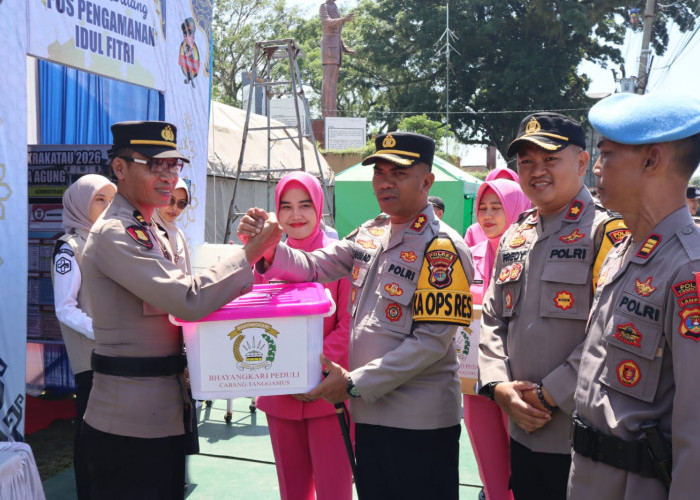 Kapolres Tanggamus dan PJU Tinjau Posyan dan Pospam Operasi Ketupat Krakatau 2026