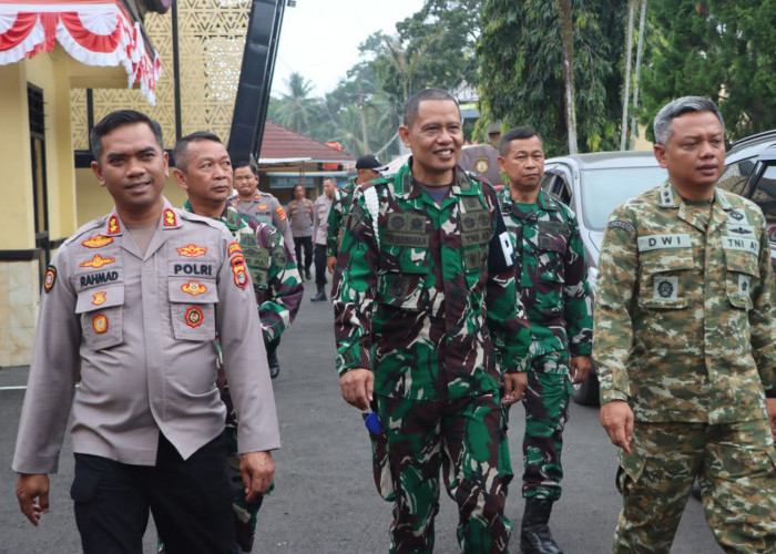 Mabes TNI Samabangi Polres Tanggamus, Perkuat Pencegahan Karhutla