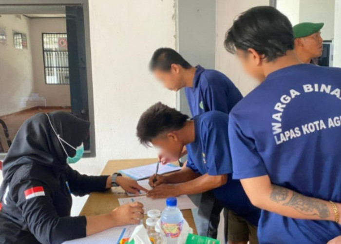 Lapas Kotaagung Razia dan Tes Urine Serentak, Pastikan Bebas Narkoba dan HP Ilegal