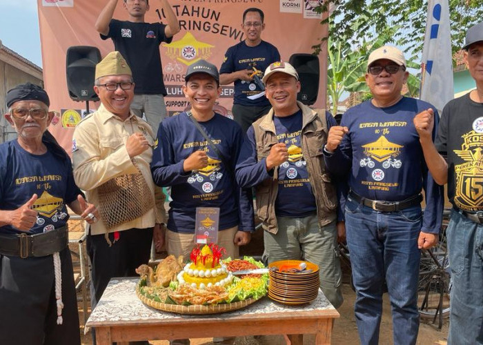 HUT Ke 10 KOSTI Pringsewu, Ratusan Ontelis Semangat Ngonthel Bareng