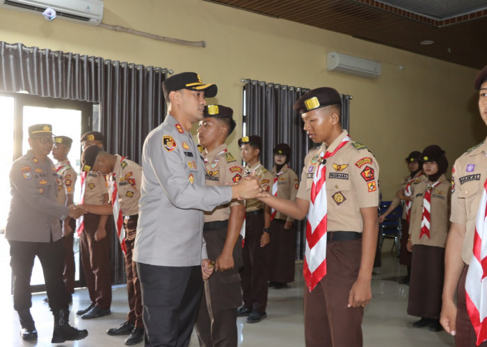 Kapolres Lepas Kontingen Saka Bhayangkara Pringsewu, Siap Harumkan Nama Daerah di Tingkat Provinsi