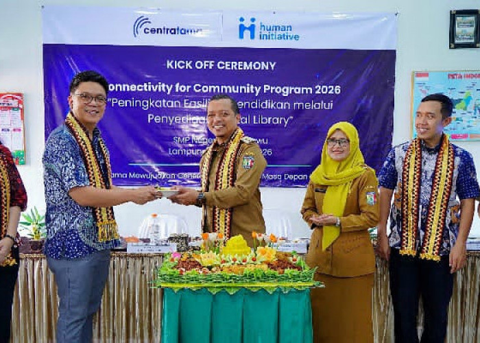 SMPN 2 Pringsewu Miliki Perpustakaan Digital, Bupati: Perkuat Literasi dan SDM Berdaya Saing