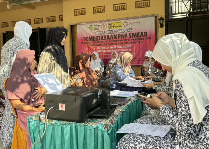 IBI Tanggamus Lampaui Target Pap Smear, Perkuat Upaya Lampung Raih Rekor MURI