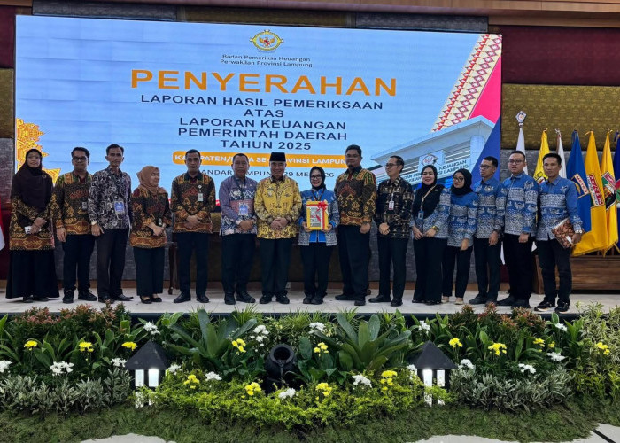 Dua Tahun Berturut-turut, Pemkab Tanggamus Raih Opini WTP dari BPK RI