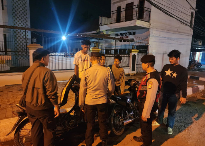 Patroli Akhir Pekan di Pringsewu, Polisi Amankan Dua Motor Tanpa Dokumen