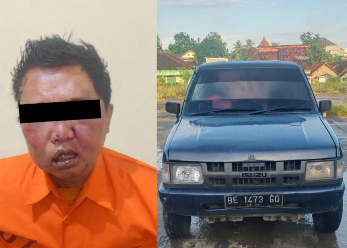 Kepergok Curi Mobil di Pringsewu, Pria Asal Bumi Waras Dimassa Warga, Satu Pelaku Melarikan Diri