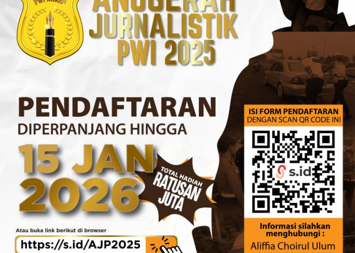 Antusiasme Tinggi, Deadline AJP Award 2025 Diperpanjang hingga 15 Januari