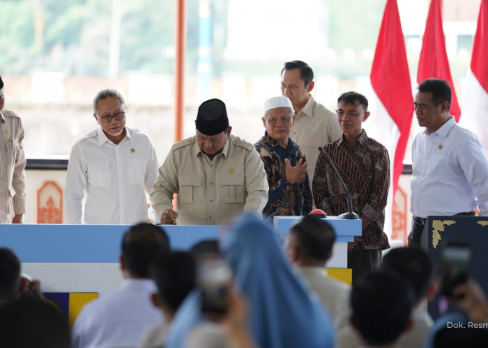 Presiden Prabowo Resmikan Lima Bendungan Nasional, Meninting dan Keureuto Garapan Hutama Karya