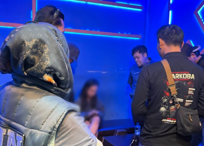 Razia Gabungan Tempat Hiburan Malam di Kotaagung, Tiga Orang Positif Narkoba