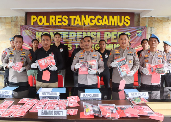 Operasi Antik Krakatau 2026: Polres Tanggamus Ungkap 25 Kasus, 27 Tersangka Diamankan
