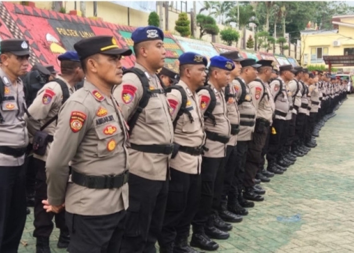 Amankan Pengundian Nomor Urut, Polres Tanggamus Kerahkan Ratusan Personil