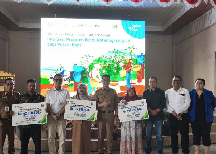 Produksi Kopi Tanggamus Tembus 1.027 Kg per Ha, Petani Dapat Perlindungan Jaminan Sosial