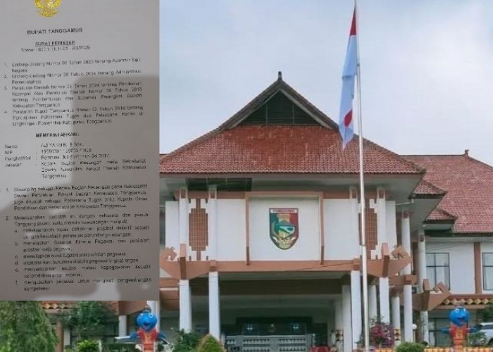 Pj Bupati Tanggamus Tunjuk 29 Plt, Tiga Pejabat Eselon II Nonjob