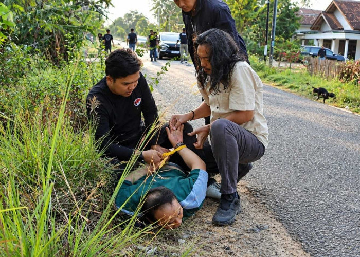 Dramatis! Polisi Gerebek 6 Lokasi Narkoba di Pringsewu, Kejar-kejaran Berujung Penangkapan Dua Pria