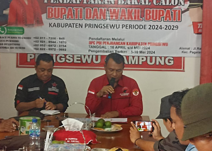 Pilkada Pringsewu,14 Bacalonkada Rebutan Rekomendasi PDI-P 