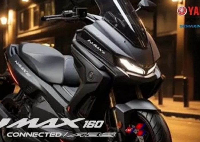 Luncur dengan Wajah Baru Hitam Pekat dan Tenaga Baru, 160, Yamaha NMAX  Siap Saingi Honda PCX 160