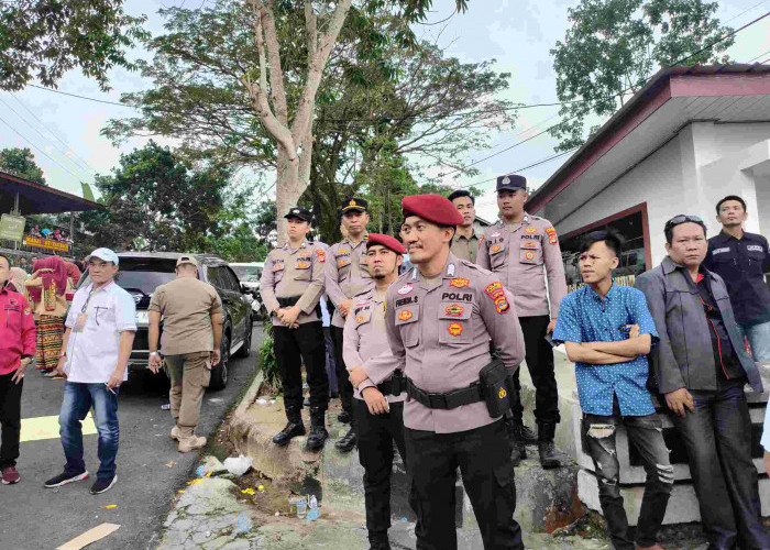 Amankan Pendaftaran Calon Kada, Polres Tanggamus Terjunkan 162 Personel