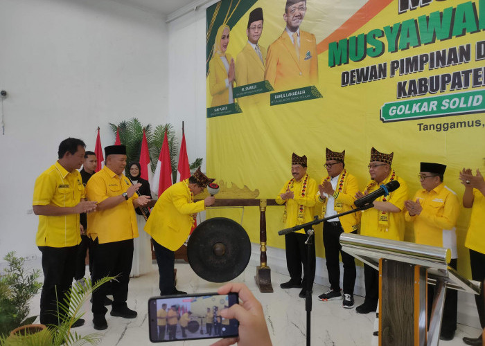 Sempat Tertunda, Musda VI Partai Golkar Tanggamus Akhirnya Terlaksana di Hotel Royal Gisting 