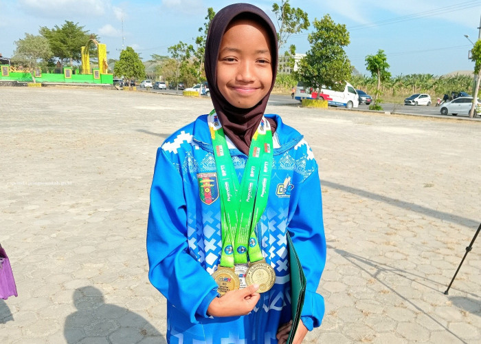 Keisya Pelajar SDN Asal Pringsewu Juara 1 Nasional Lomba Kid's Athletics Formula 1