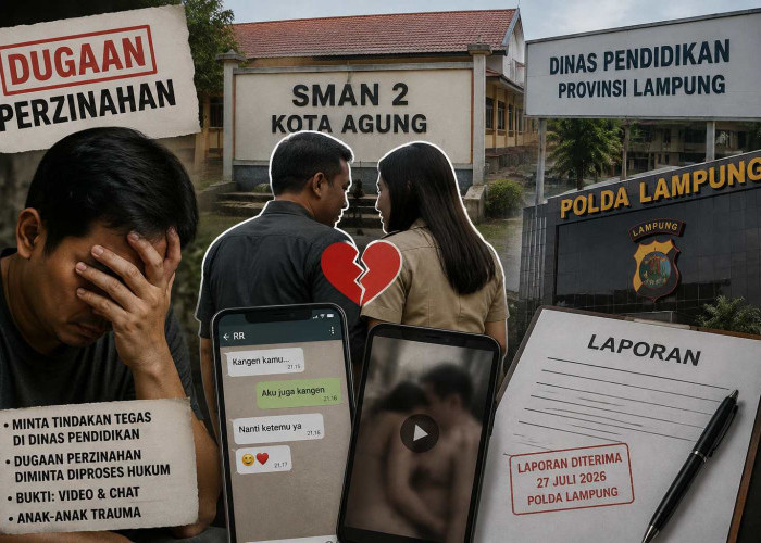 Suami Oknum Guru SMAN 2 Kota Agung Minta Tindakan Tegas, Dugaan Perzinahan Diserahkan ke Penyidik