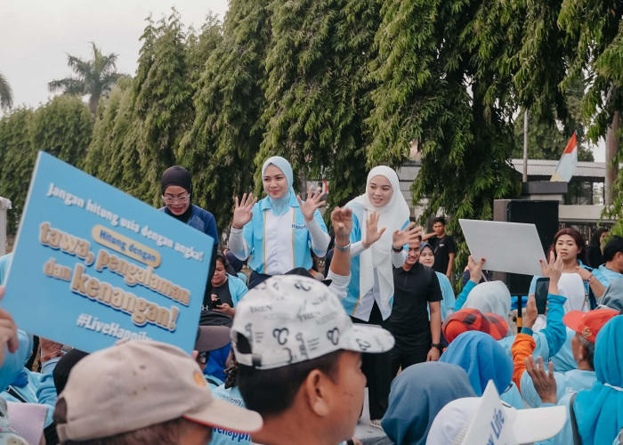 Batin Wulan Lepas Jalan Sehat Lansia, Ajak Wujudkan Lansia Sehat dan  Bahagia
