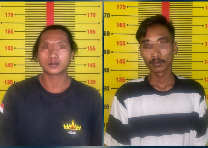 Polisi Tangkap Dua Kurir Sabu di Jalan Podomoro Pringsewu