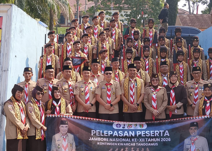 Lepas Kontingen Jambore Nasional XII, Wabup Tanggamus Minta Peserta Jaga Nama Baik Daerah