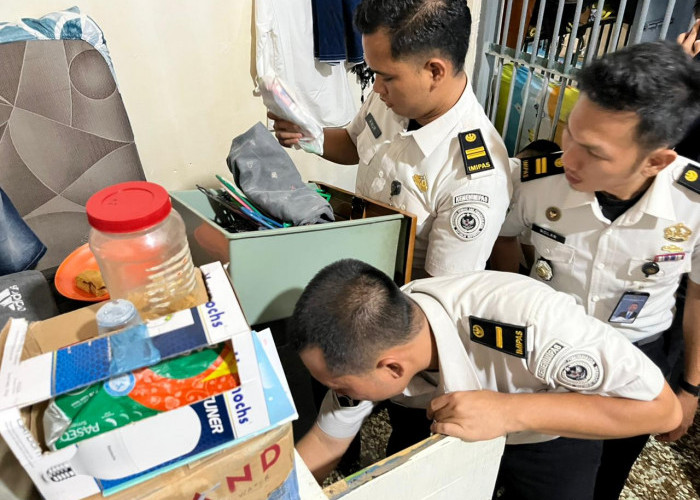 Razia Mendadak Lapas Kotaagung, Seluruh Warga Binaan Blok B Negatif Narkoba