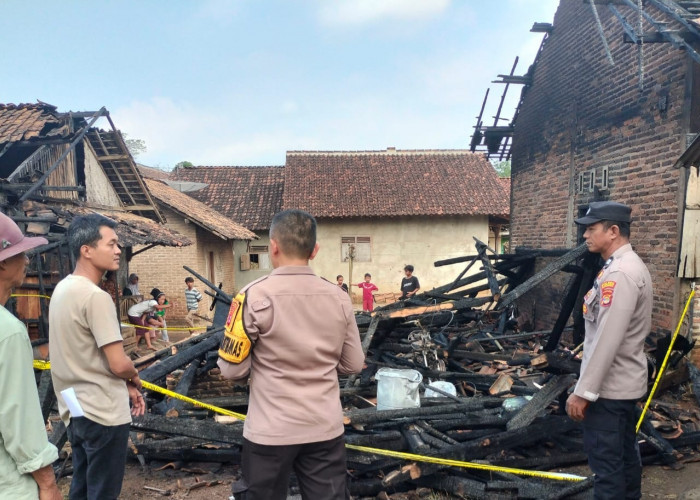 Kebakaran Hanguskan Dapur Rumah di Pugung, Motor dan Lima Karung Gabah Ikut Terbakar