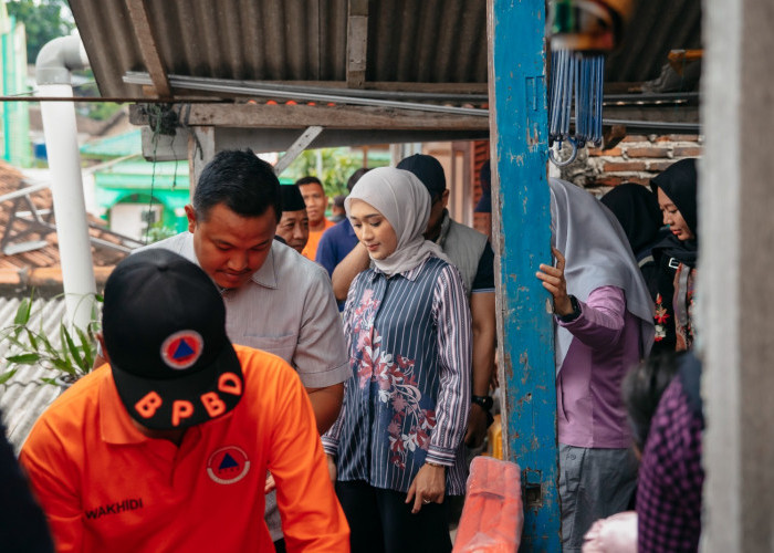 Jihan Nurlela Tinjau Banjir di Way Kandis dan Korban Longsor di Gedong Air