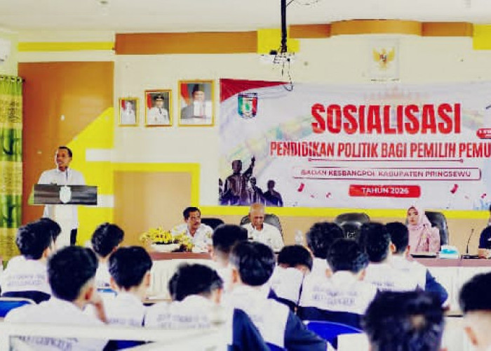 Pemkab Pringsewu Bekali Pemilih Pemula, Bupati Ajak Generasi Muda Lawan Hoaks dan Politik Uang