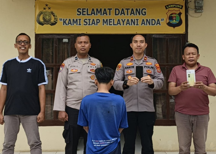 Polsek Pugung Ungkap Kasus Penadahan HP Curian, Seorang Pemuda Diamankan
