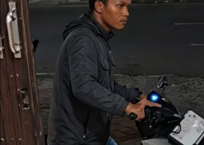 Motor Pegawai BRILink Bumi Agung Digondol Maling, Aksi Pelaku Terekam CCTV