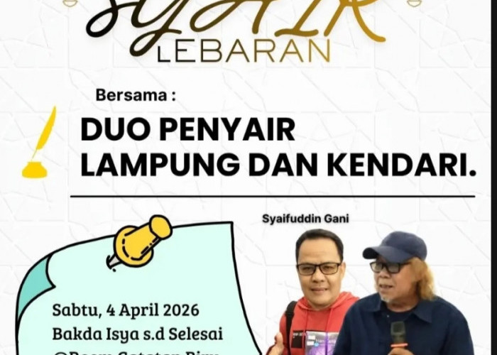 Malam Ini Penyair Isbedy dan Syaifuddin Tampil di TikTok Talk 'Syair Lebaran'
