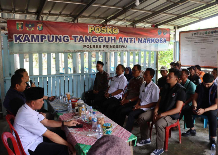 Polisi Gencarkan Edukasi Narkoba, Kampung Tangguh Gadingrejo Timur Jadi Percontohan
