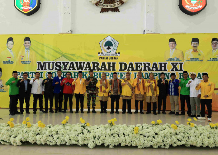 Musda XI Golkar Lambar Dibuka, Bupati Parosil Tekankan Soliditas dan Kepemimpinan Visioner