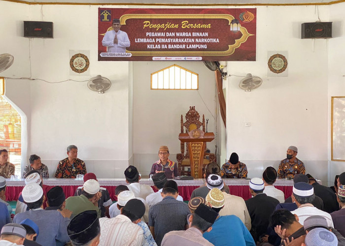 Pengajian Rutin Lapas Narkotika Bandar Lampung, Hadirkan Dosen UIN RIL