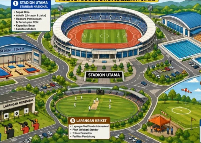 KONI Lampung Prioritaskan Pembangunan Stadion Standar Nasional Jelang PON 2032