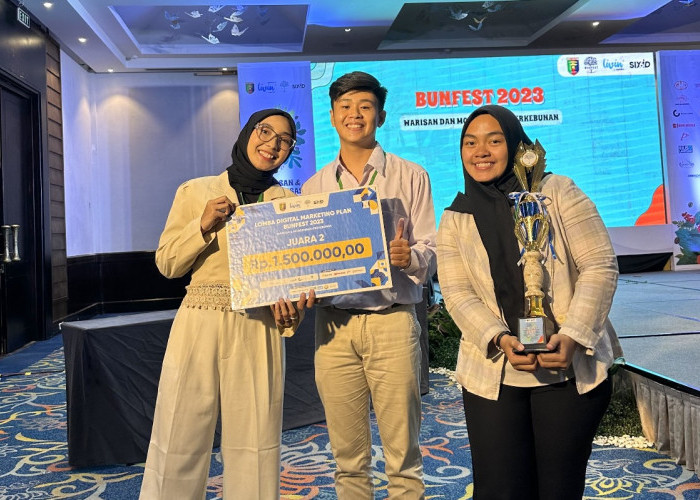 Mahasiswa Darmajaya Raih Juara II Digital Marketing Plan Competition BUN FEST 2023