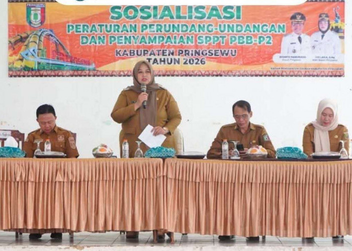 Wabup Pringsewu Sosialisasikan Perda Pajak dan Retribusi Daerah di Gadingrejo
