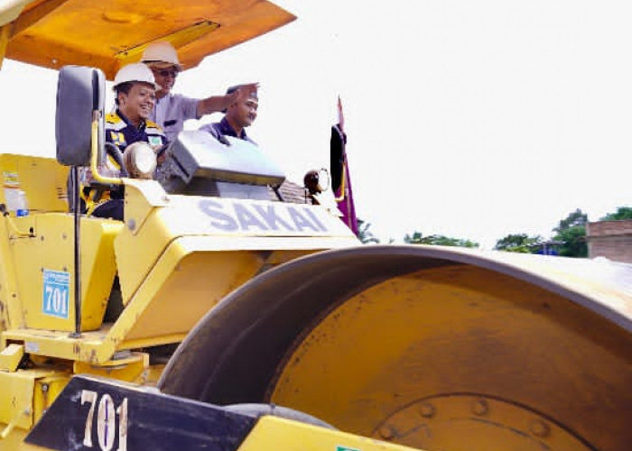 Bupati Pringsewu Groundbreaking IJD Ruas Banyumas-Way Kunyir